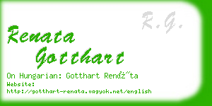 renata gotthart business card